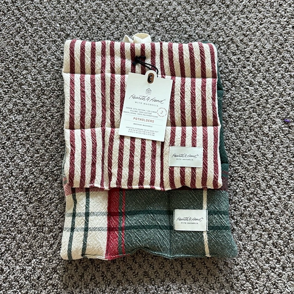 NWT Hearth and Hand Potholders